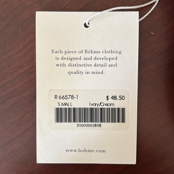 Bohme Floral Mini Dress - Cream and Brown - Picture 6 of 6